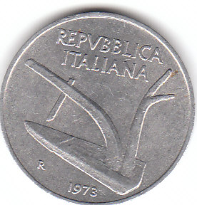  10 Lire Italien 1973 (A343)   