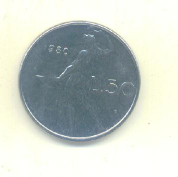  50 Lire Italien 1980   