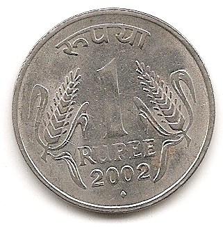  Indien 1 Rupee 2002 #307   