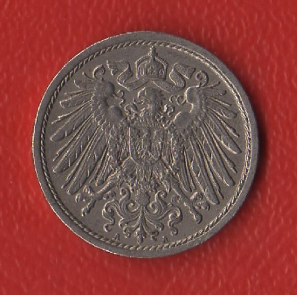  Kaiserreich 10 Pfennig 1911 -A- Jaeger 13. ss+ **Fette 19 / Schmale 11 **Verprägung ?**   
