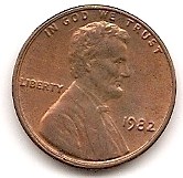  USA 1 Cent 1982 #4   