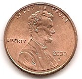  USA 1 Cent 2000 D #5   