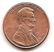  USA 1 Cent 1990 D #57   