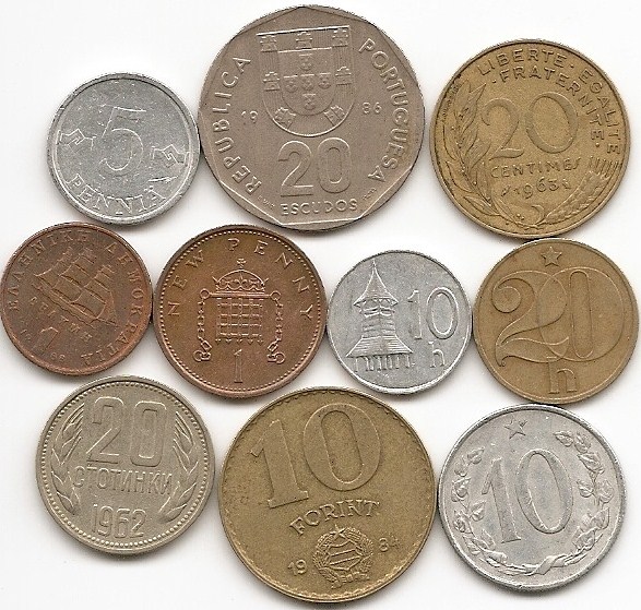  10x Münzen aus Europa #359   