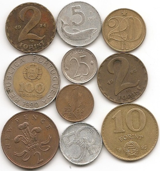  10x Münzen aus Europa #360   