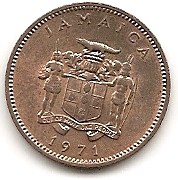  Jamaica 1 Cent 1971 #416   