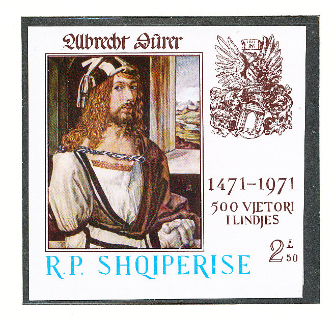Albanien Michel Nr Block 40 500 Geburtstag von Albrecht D&uuml;rer (Michel Euro 6,00) ++ postfrisch