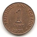  Trinidad and Tobago 1 Cent 1971 #421   