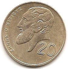  Zypern 20 Cents 2001 #437   