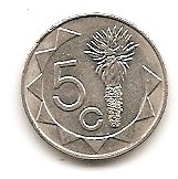  Namibia 5 Cents 2002 #455   