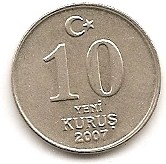  Türkei 10 Kurus 2007 #456   
