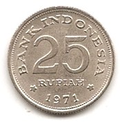  Indonesien 25 Rupiah 1971 #458   