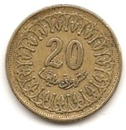  Tunesien 20 Millim 1997 #460   