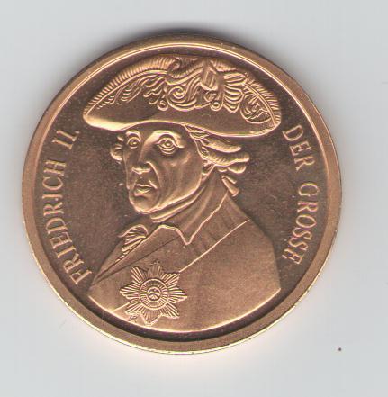 Medaille auf Friedrich den Gro&szlig;en
