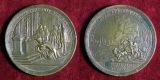 Römisch Deutsches Reich Carl VI. 1712-40 Bronzmedaille 1711,v...