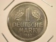 Dez11001  BRD  1 Mark  1980 D Prachtexemplar  in besserer Erha...