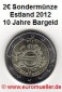 2 Euro Sondermünze 2012...10 J. Bargeld