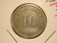 12013  Kaisereich  10 Pfennig  1907 F in ss-vz
