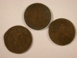 12016  Niederlande/Holland   3 x 1 Cent von 1878 !!