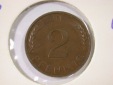 12021  2 Pfennig 1958  F  in vz