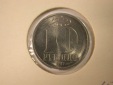 12024  DDR   10 Pfennig  1987  in ST matt !!! R