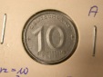 12024  DDR   10 Pfennig  1952 A in vz/vz-st