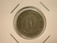 12026   Kaiserreich  10 Pfennig  1906 J  in sehr schön
