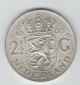 2 1/2 Gulden Niederlande 1966 (Silber)
