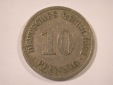 12044 KR  10 Pfennig  1901 A in ss