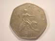 12044 Grossbritanien  50 Pence  1981  in ss-vz