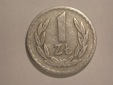12058 Polen  1 Zloty  1949 in fast sehr schön