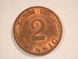 13002  BRD 2 Pfennig  1969 F  in vz-st