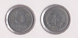 DDR 5 Pfennig 1968 -A- Jaeger 1509.