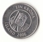 1 Krona Island 2006 (G263)