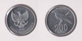 Indonesien 200 Rupiah 2003 <i>Balistar (Jalak Bali) Vogel</i>