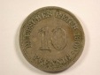 13005  KR   10 Pfennig  1900 A  in schön/sehr schön  Seltener