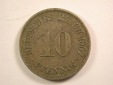 13005  KR   10 Pfennig  1906 A  in   sehr schön