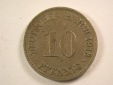 13005  KR   10 Pfennig  1913 A  in   sehr schön-vorzügl.  Or...