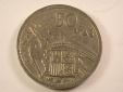 13006 Spanien  50 Ptas 1959 in ss-vz