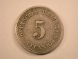 13009 KR  5 Pfennig 1900 A in ss