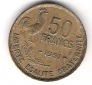 Frankreich 50 Francs Al-Bro 1951   Schön Nr.223