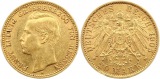 GOLD 20 Mark Hessen 1905. 7,17 g. fein.