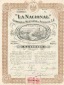 La Nacional Co. Mexicana Petroleo San Luis Potosi 1916 Aktien-Zertifikat 10