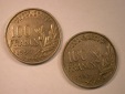 13205 Frankreich  2 x 100 Francs 1955 in ss/ss-vz  2 Stück