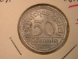 13010  Weimar 50 Pfennig 1919 A in f.st/st RR  Orginalbilder