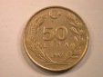 13011  Türkei  50 Lira  1987 in ss-vz