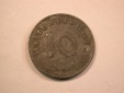 13403  3.Reich  10 Pfennig 1940 G in sehr schön  Orginalbilder