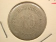13206 KR  10 Pfennig von  1873 A in s  Orginalbilder