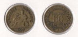 Frankreich 50 Centimes 1923 (Merkur) ss-vz