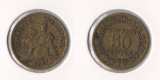 Frankreich 50 Centimes 1927 (Merkur) ss